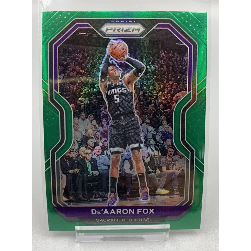 2020-2021 Nba Prizm De'Aaron Fox‎ Green Parallel Card #13